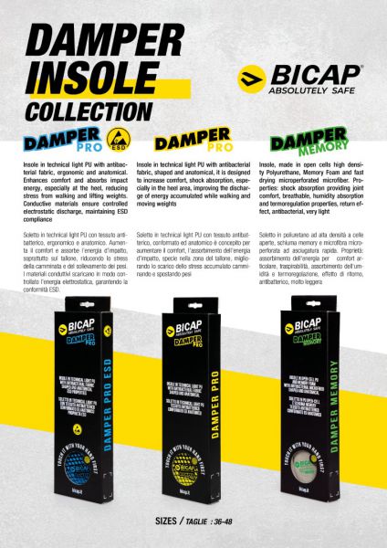 DAMPER INSOLE COLLECTION
